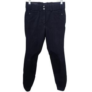 Ariat Navy Blue Breeches Equestrian Riding Full Seat Pant Horse Show Size US 22L